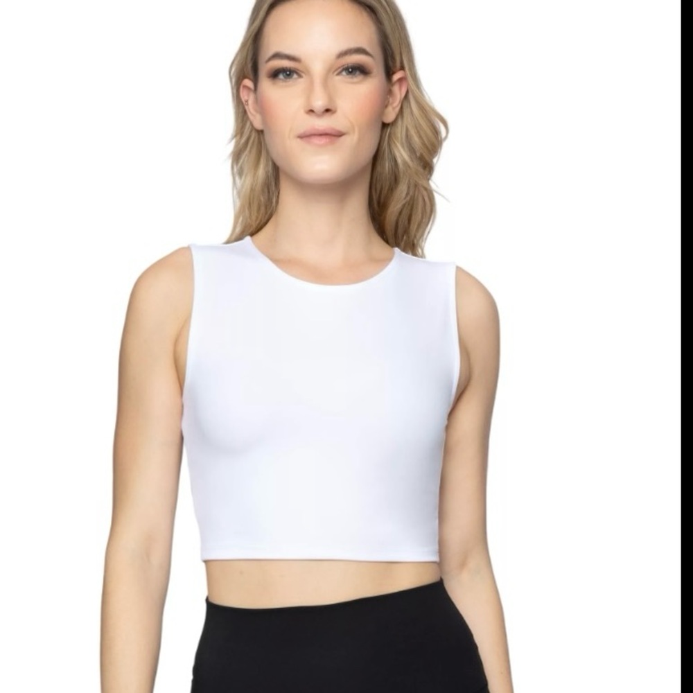 Yogalicious White Tank Top